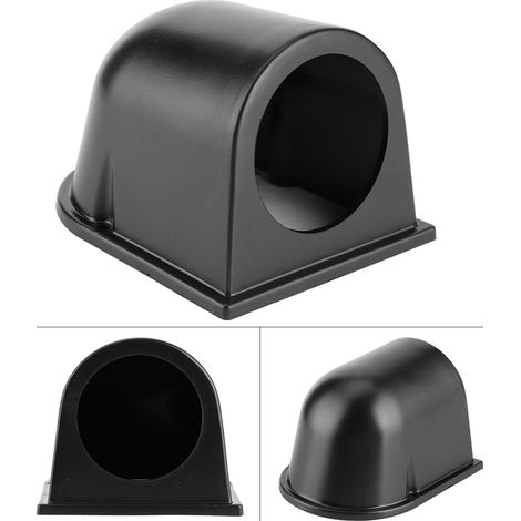 52 mm/2 Zoll Einzelloch-Instrumentenhalterung, universell, schwarz, für Auto-Armaturenbrett (1/5)