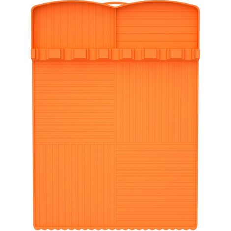 Tapis de protection en silicone pour grilles de barbecue, tapis de protection pour plaques de cuisson, tapis multifonctionnel en silicone Blackstone pour barbecues-AquaForge (1/5)