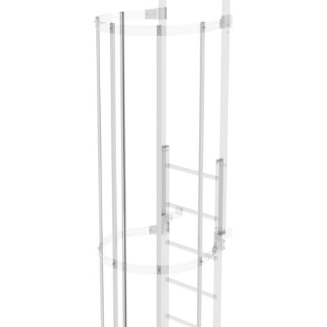 MUNK Rückenschutzstrebe 3220mm lang Stahl verzinkt
