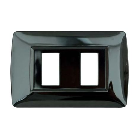 PLACCA COPRIFRUTTI MAGIC LINE - NYLON NERO POSTI 2 MM 120X80 CF=PZ 2- 5 confezioni