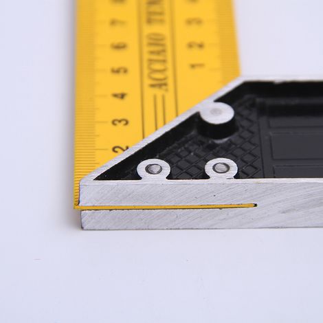 Équerre de Menuisier 300mm – Règle en Aluminium Massif 90° – Outil de Précision pour Bois (1/5)