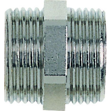 HEIMEIER Doppelnippel Mess.vern., G 3/4 x G 3/4 Außengewinde, 1321-03.081 (1/2)