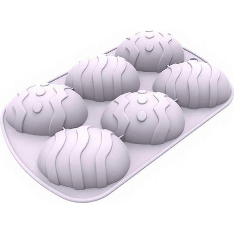 Lot de 2 moules à gâteaux en silicone souple antiadhésif, faciles à démouler et réutilisables pour gâteaux, desserts, gelées, puddings et chocolats. Idéal pour la cuisine et la pâtisserie. (1/5)