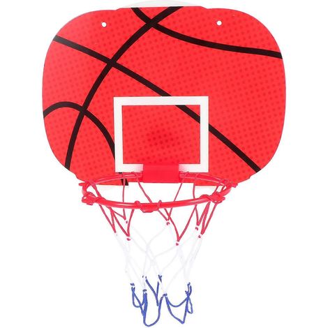 Panier de basket mural pour enfants (rouge) (1/5)