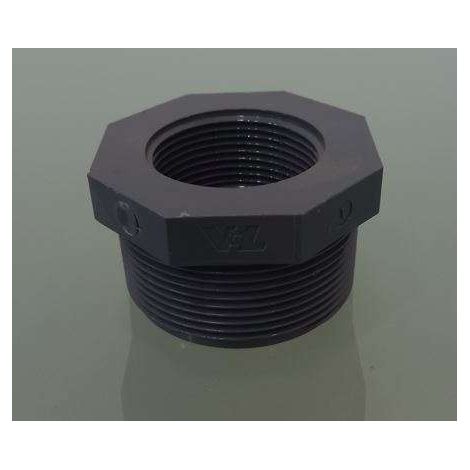 Sonderangebot PVC U Kunststoff Reduktion 2"AGx1 1/2"IG 1020157650000
