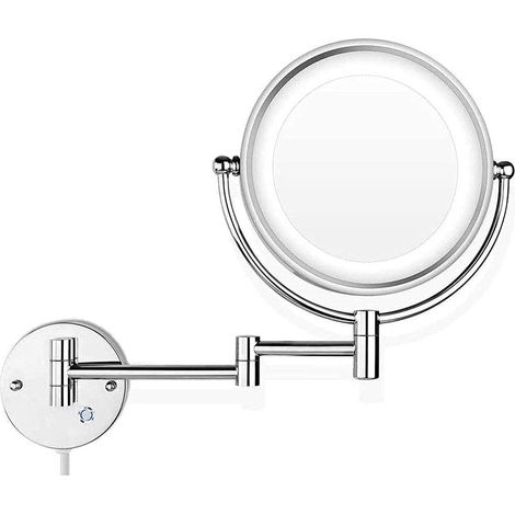 Products Bathroom Makeup Mirror Wall Mounted Magnifying 10X
