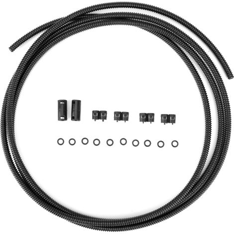Lanceur de lave-glace universel pour voiture Tuyau ondulé kit accessoire 250 cm / 98,4 pouces (1/5)