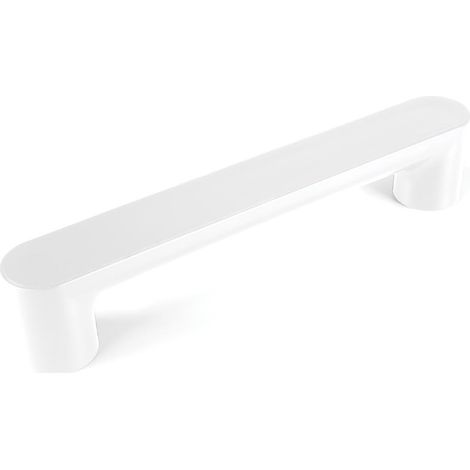 Vitility ID-Haltegriff Badezimmer, Wandstütze für Dusche Bad Toilette, ABS, Tragkraft 150 kg, gerade Stange 35 cm, weiß, mit Befestigungsmaterial