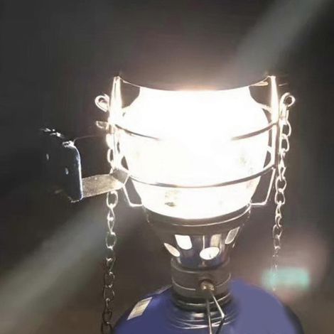 Lanterne à gaz portable pour le camping, lampe de randonnée, lampe à allumage piézoélectrique, accessoires de pêche pour sac à dos de pique-nique (1/5)