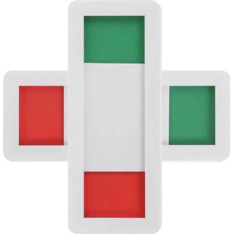 Lot de 2 Panneaux de Porte Bureau en Acrylique Blanc Vert Rouge, Panneau Coulissant Ne Pas Déranger, Design Simple et Visible pour Salles de Réunion (1/5)