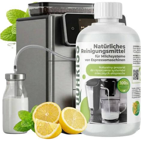 Detergente per cappuccino liquido naturale per la pulizia del sistema del latte della macchina da caffè espresso (1/5)