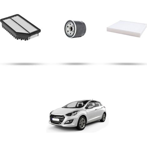 Kit tagliando 3 filtri compatibile con Hyundai  i30 (GD)  1.6 GDi 99kw dal 2012 (1/5)