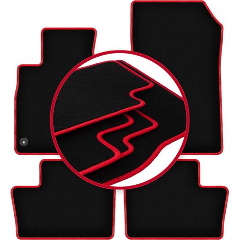 Tapis de voiture CARLUX-RED pour : Nissan Juke II F16 crossover (2019-)