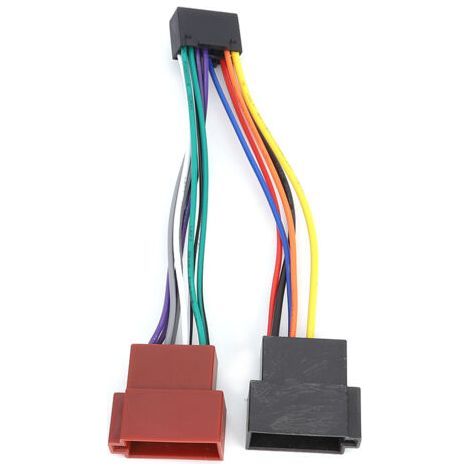 16-poliger ISO-Buchsenstecker-Adapter für Kabelbaum, kompatibel mit Kenwood NC (1/5)