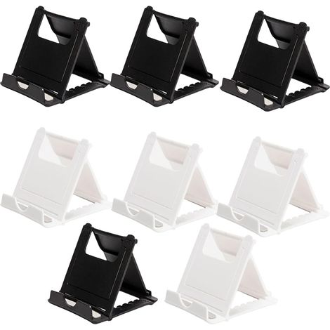 8 Pieces Foldable Mobile Phone Holder, Universal Multi - tunable Angle Mobile Phone Stand, Portable Pocket Desktop 6-11 Inch Tablet Holder Compatible with Smartphone (1/5)