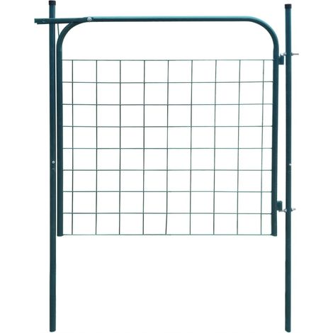 Portail de clôture de jardin 100x100 Vert (1/5)