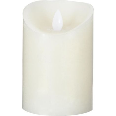 Bougie Led Flamme Vacillante "Vela" 370g Blanc (1/2)