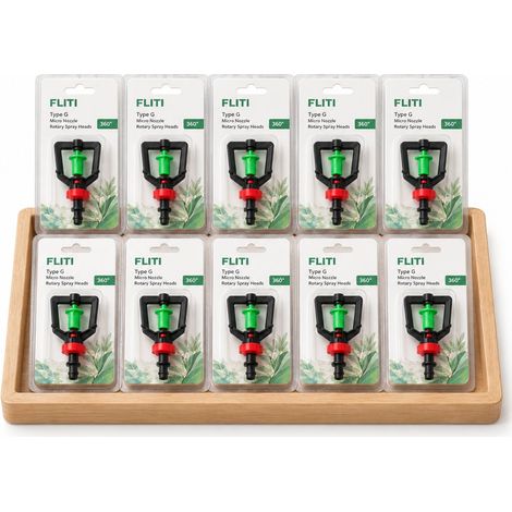 10x Buses Rotatives Type G Micro Arroseur 360° Plantes Serre (1/5)
