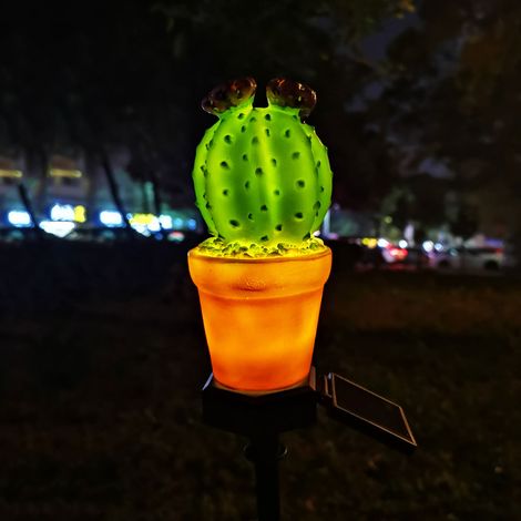 Lampe de pelouse solaire alimentée à la lumière du temps LED pour jardin patio jardin type b, éclairage pour la maison (1/5)