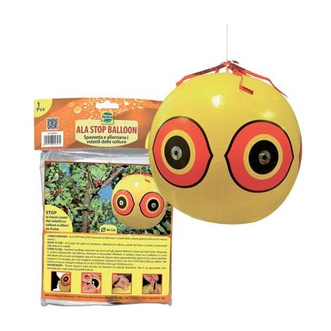 SPAVENTA VOLATILI PALLONE STARS - CM 40 GONFIO CM 60 SGONFIO- 12 pezzi