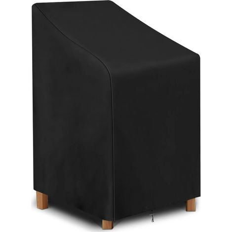 royaluxe - Housse de protection étanche 64x64x120cm pour chaises de jardin meubles de jardin meubles de patio, housse de chaise de jardin pour le jardin (1/4)