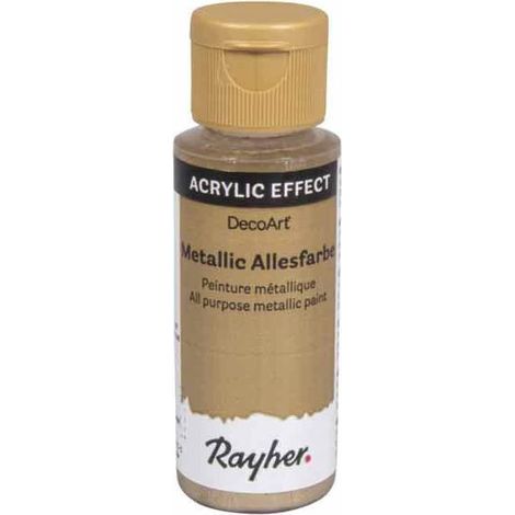 Peinture acrylique - HOBBY - Deco Art - Couleur champagne - Métallique - 59 ml (1/2)