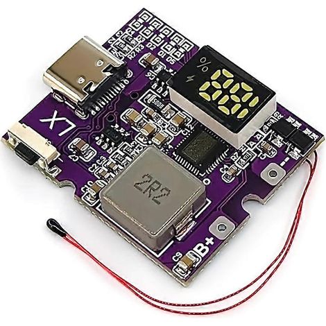 22,5-W-bidirektionales Schnelllademodul für Lithiumbatterien, kompatibel mit PD/QC und USB-C. (1/5)