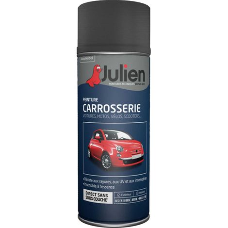 Peinture aérosol pour Carrosserie - Brillant Gris Cassiopée Nacre Métal - 400 ml - Julien