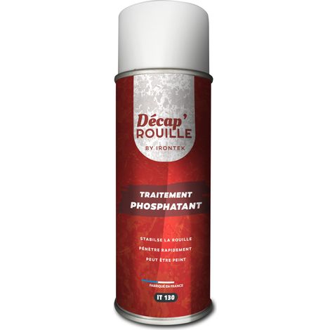 Traitement phosphatant 400ml – IT130 – Protège contre la rouille – Application préventive et curative – Séchage rapide – Irontek