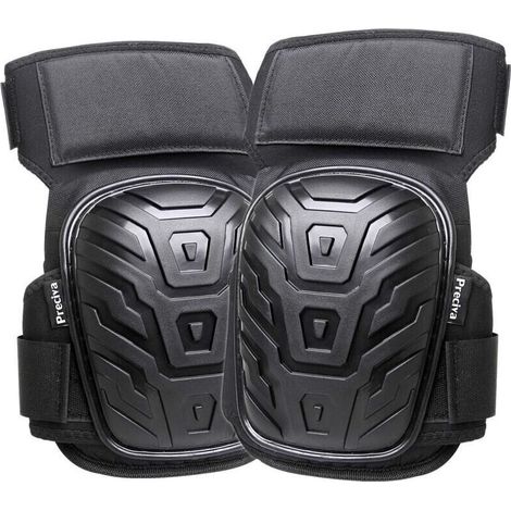 Genouillères Professionnelles,Heavy Duty Genouillères Rembourrage en Mousse avec Coussin en Gel Confortables et Sangles Réglables pour Travailler, Gardning et Construction (1/5)