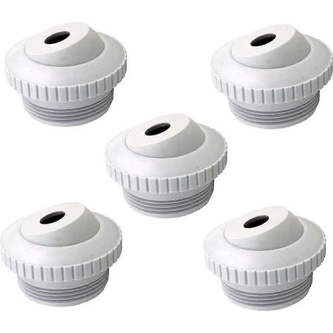 Raccord de buse de retour Hydrostream pour piscine et spa, ouverture 1/2 pouce, SP1419C, avec filetage MIP 1-1/2 pouce, remplacement SP1419C (5 pièces) (1/5)