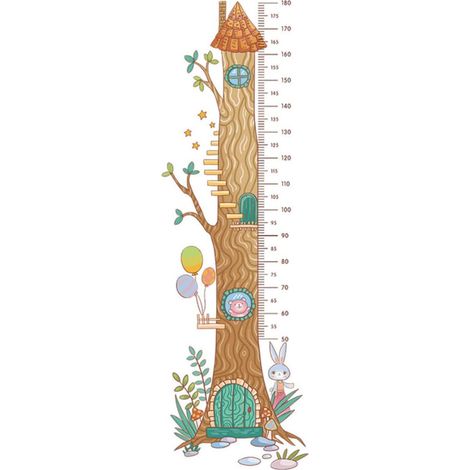 Règle de mesure taille autocollante en PVC Ciieeo, décoration (1/5)