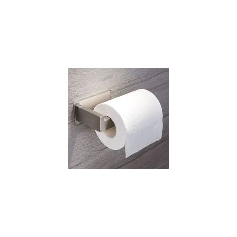 Soporte para papel higiénico autoadhesivo, no requiere perforación, soporte de papel para montaje en pared, soporte de rollo de papel higiénico de acero inoxidable, dispensador de papel higiénico (1/4)