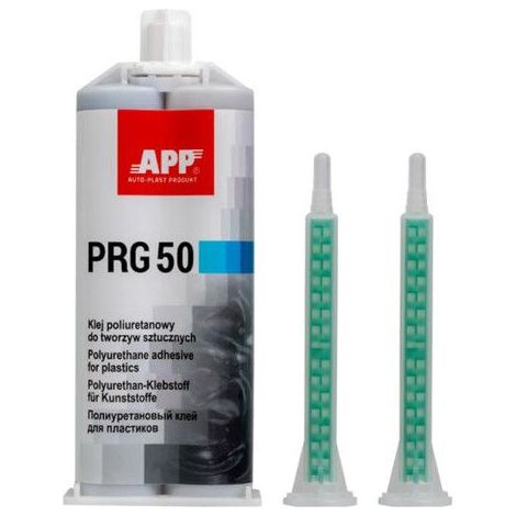 Colle polyuréthane bi-composant pour plastiques - Séchage rapide - 2 x 25 ml - APP PRG 50 (1/2)