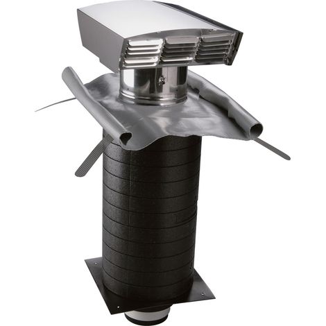 Bosch Accessori Ventilazione domestica DDF 160/1 Passaggio a tetto d:160 mm, acciaio inox, 7719003366