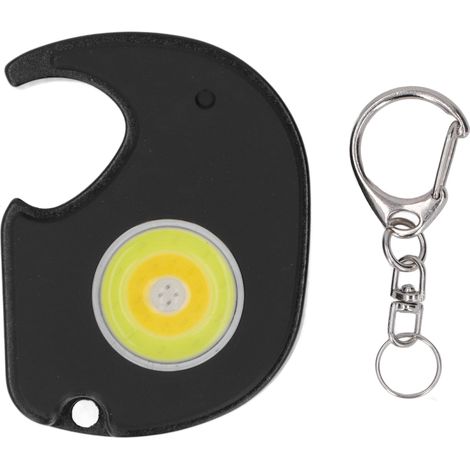 porte clés rechargeable COB ouvre bouteille mini lampe de (1/5)