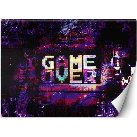 Poster mural, Inscription abstraite Game Over - 100x70 (1/5)