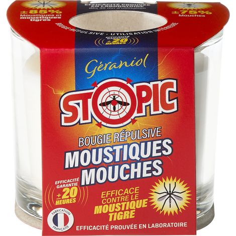 Vela Repelente de Mosquitos y Moscas 20h - Stopic