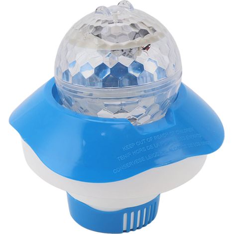 Solarbetriebener, skalierbarer, schwimmender Dosierer für Spa-Chemikalientabletten für Spas, Wasserparks und Aquarien (1/5)