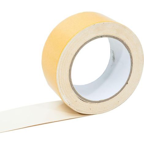 1 Rouleau Adhésif Double Face Pour Gazon Artificiel 10m Largeur 5cm Beige Terrasse Balcon (1/4)