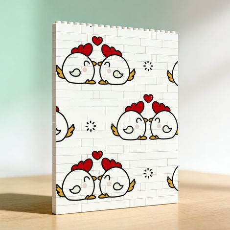 Souvenir unique en blocs : décoration pour la maison et les familles, idée cadeau (1/5)