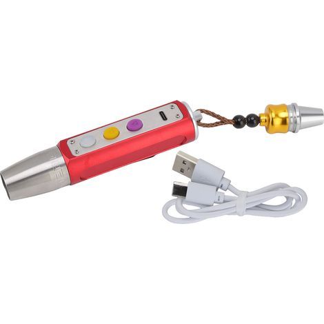 Gemstone light, 4 USB charging modes, aluminum alloy, jade finish widely used for jewelry (1/5)