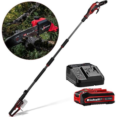 Einhell Professional 18v PXC Telescopic Pole Saw Pruner GP-LC 18/20 + 4AH Kit