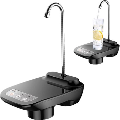 Distributeur d'eau électrique en bouteille pour la maison, multifonctionnel, pompe à eau électrique noire (1/5)