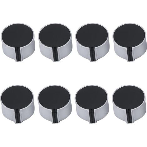 Juego de 8 perillas para estufa de gas, 8 mm, perillas para cocina, accesorios de cocina (1/5)