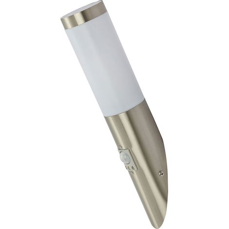 Lampe d'extérieur applique murale détecteur de mouvement acier inoxydable IP44 éclairage extérieur Globo BOSTON 3157S (1/5)
