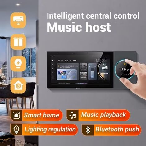 Tuya Pannello di Controllo Smart Home Musicale con Schermo Full Touch  6 Pollici (1/5)