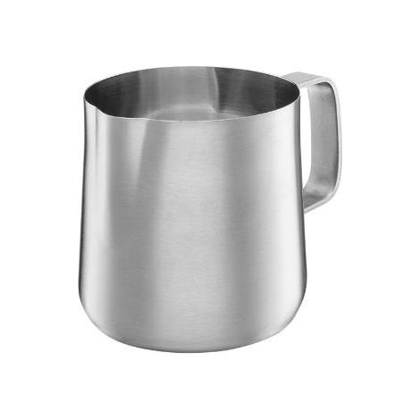 Milchaufschäumkännchen, Milchkännchen, Tasse, 300 ml, Edelstahl, silber