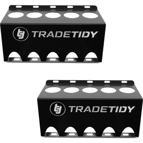 Tradetidy TT-STB x2 Silicone Adhesive Caulk Mastic Tube Holder - Black (1/5)