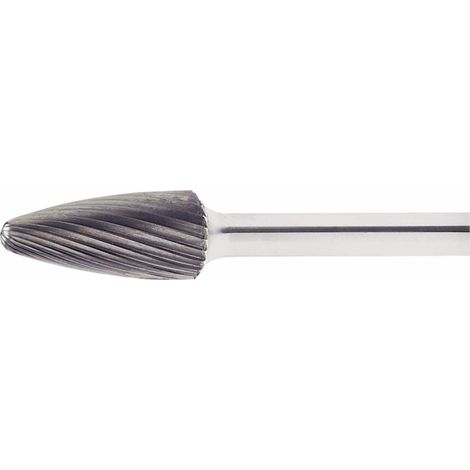 LUKAS HM-Frässtift Form F Rundbogen Kopf ø 6 mm Länge 13 mm Zahnung 7 (1/5)